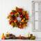 24" Maple Leaf & Berries Fall Artificial Wreath